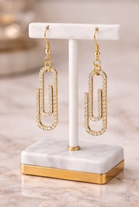 Image 3 of Clip & Dazzle Earrings 