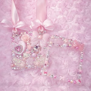 Image of Coquette Z Flip 5 Rhinestone Deco Case 