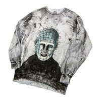 Image 2 of “HELLRAISER #1” Custom Hand Painted Crewneck MEDIUM