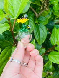 Image 1 of Flower with bees cap