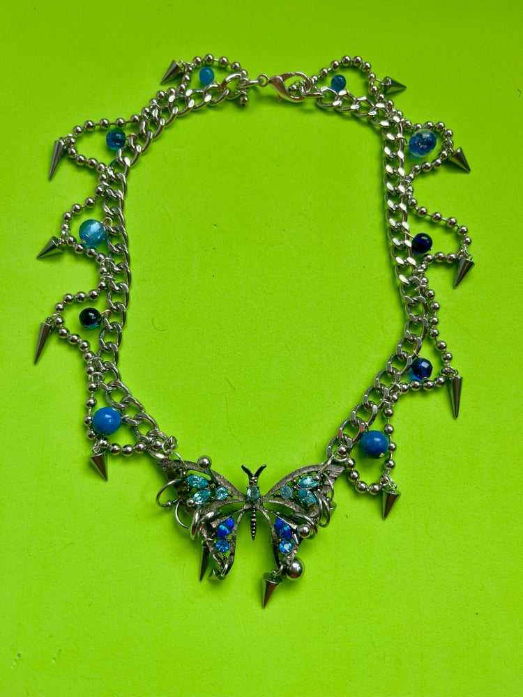 Royal Punk Butterfly Necklace