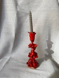 Image 3 of Candelabro Flor Rojo
