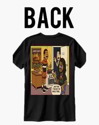 Image 4 of Burn it all tshirt (only in black)