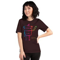 Image 3 of Katchy (rainbow) Unisex t-shirt