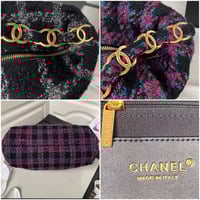 Image 3 of CC Tweed Hobo Bag