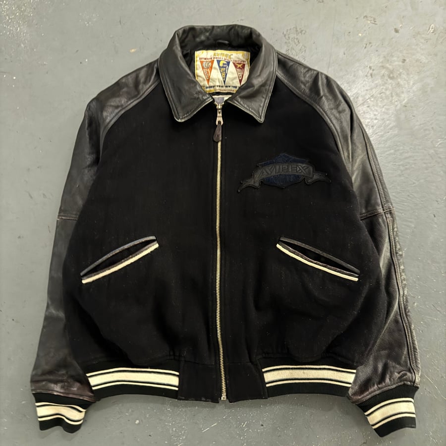 Image of 1990s Avirex varsity jacket, size XL