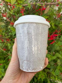 Image 6 of Fern leaf Decorated Travel Cup