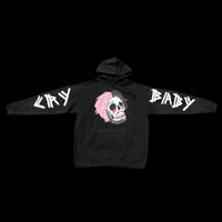 Image 2 of PRINTED CRY BABY HOODIE