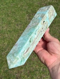 Image 18 of Large Blue Aragonite Obelisk #3072