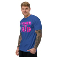 Image 23 of Soldier For God PINK Fitted Short Sleeve T-shirt