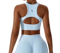 Image 2 of Isla Contour Sports Bra - Baby Blue