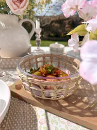 Glass & Seagrass Bowl