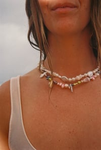 Image 2 of Puka white necklace 