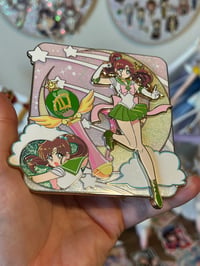 Image 8 of Super Sailor Form Jupiter enamel pin 