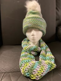 Image 1 of Hat and infinity scarf set