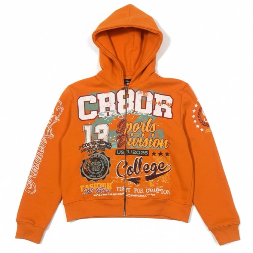 Image of CR8OR CHAMPION JACKET ORANGE