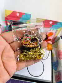 Image 7 of Neon Orange Beading Butterfly Kit 