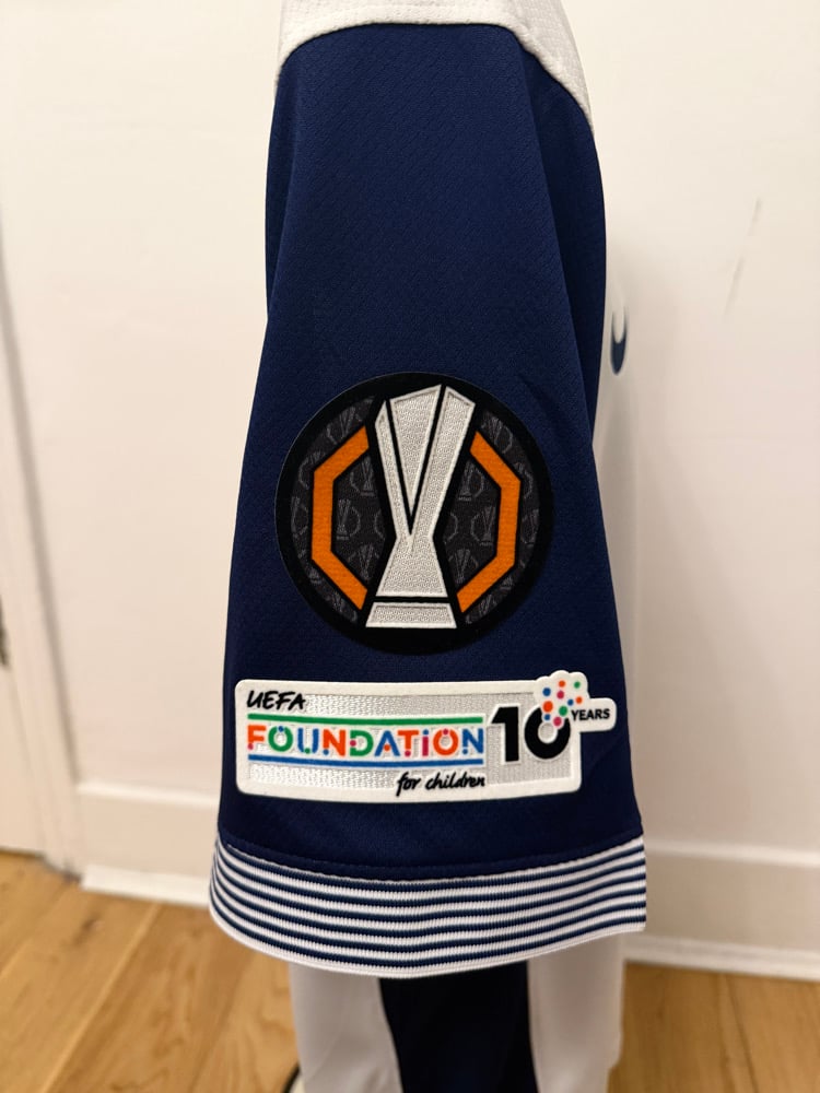 Image of NEW Tottenham Hotspur “VAN DE VEN 37” 2024/25 Home Europa Final Shirt (L)