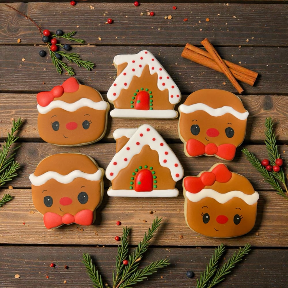 Image of Gingerbread Family (1/2 dozen)