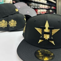 Image 3 of New Era 59Fifty OG Black- Gold