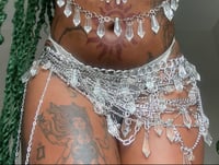 Image 1 of Chain Crystal Healing Waist Chain