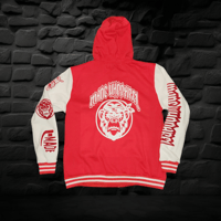 Image 2 of Red Varsity Jacket 