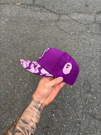 Image 3 of VIOLET MULTI TONE SEATTLE MARINERS CUSTOM FITTED CAP