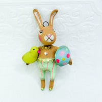 Image 1 of Easter Bunny with Egg and Chick