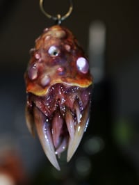 Image 12 of Little Monster Toothy pendant, OOAK,