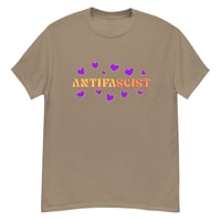 Image 5 of Antifascist Hearts Tee / Dark Neutrals Collection