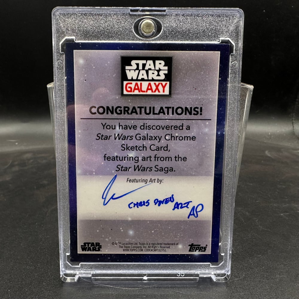 topps Star Wars Darth Maul (Episode 1) Sketch card