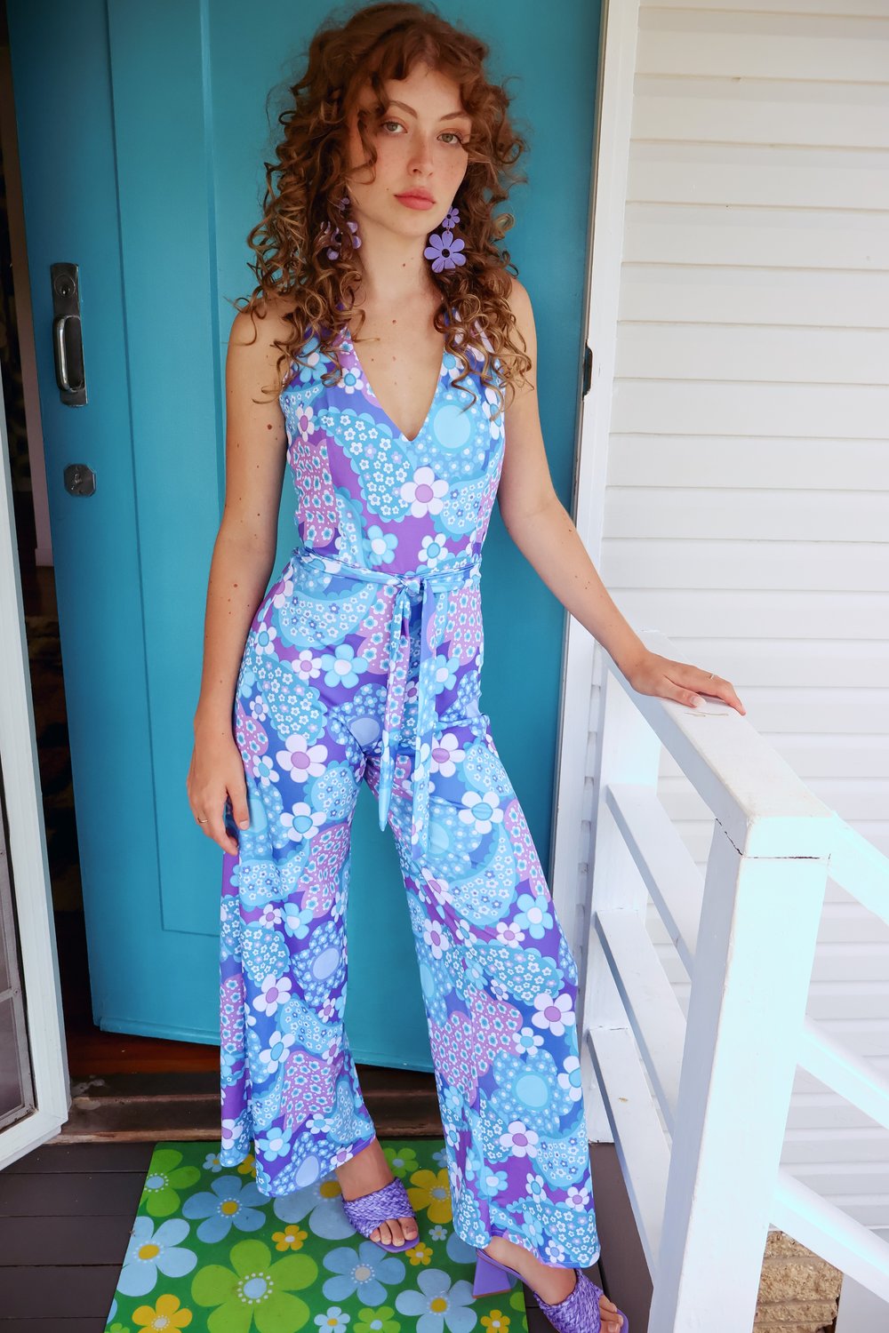 Boogie Wonderland Jumpsuit In Magic Carpet
