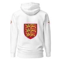 Image 2 of Unisex Hoodie Three Lions Back