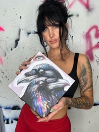 Image 3 of “BETWEEN WORLD” ORIGINAL PAINTING BY NIKITA ROSALIND 10”x10”