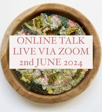 Online talk with Q&A 2nd June