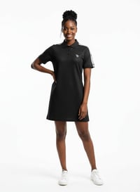 Image 1 of YB Woman’s Cotton Mesh Polo Dress 