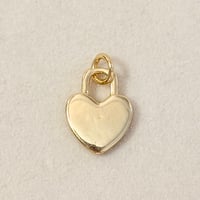 Heart Lock  Charm