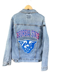 Image 1 of Georgia State - Homecoming Denim Jacket