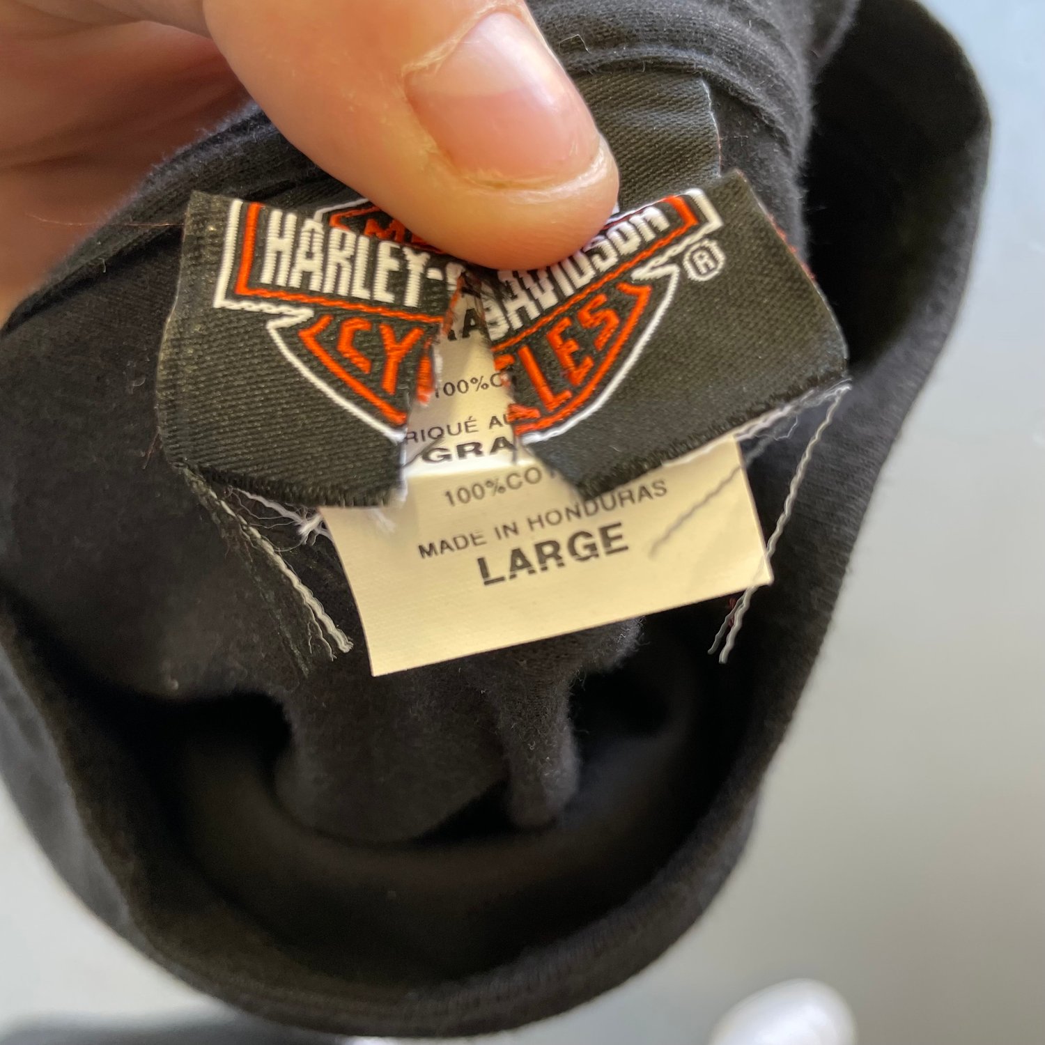 Image of Vintage Harley Davidson T-shirt size large 
