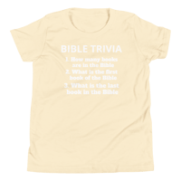 Image 9 of Unisex Youth Short Sleeve T-Shirt (Bible trivia 1)