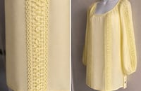 Image 4 of New XL Sharagano Crochet top #1202*8