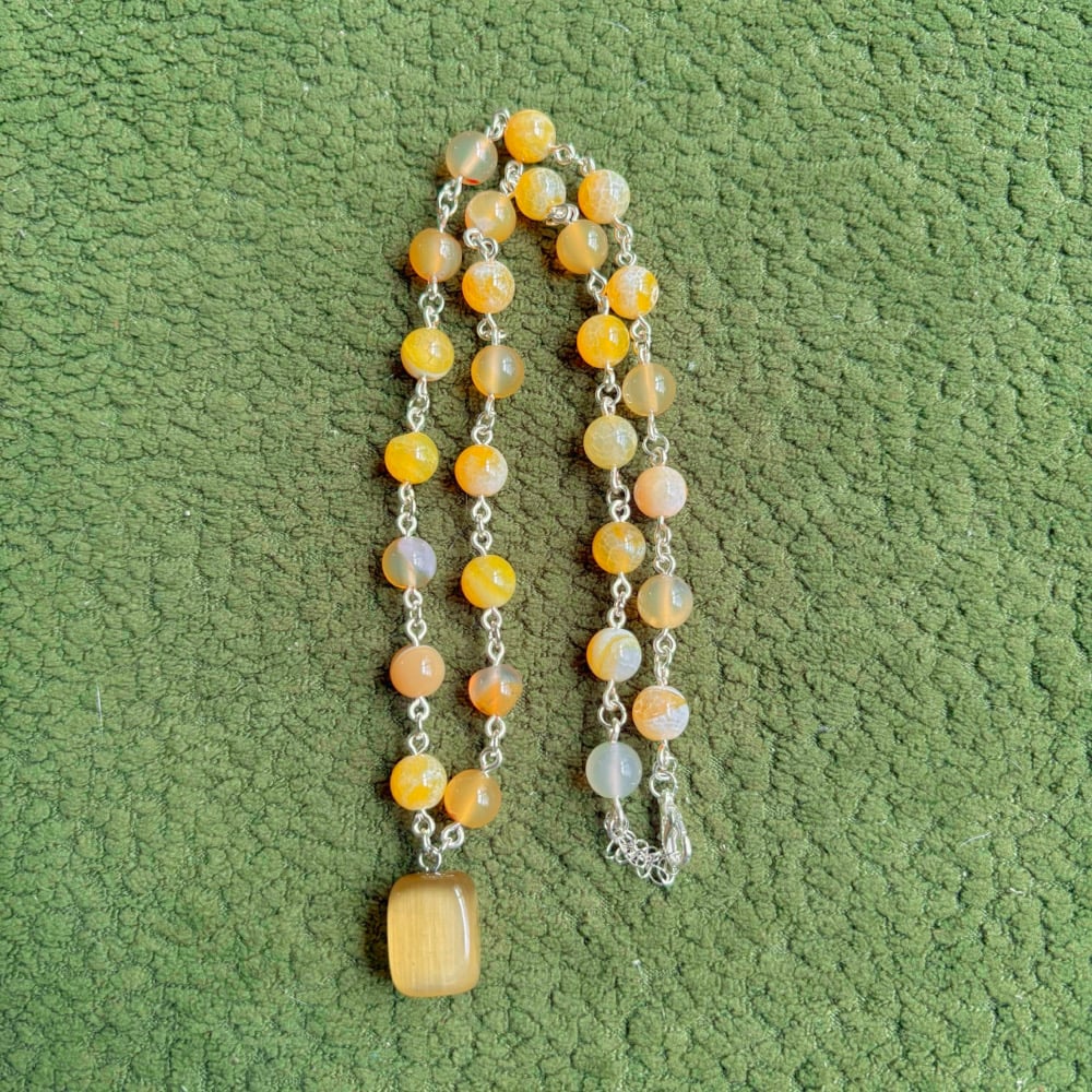 Image of cat’s eye necklaces