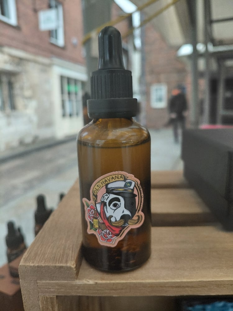 Image of 50ml 'Old H' Bay Rum & Tobacco Beard Oil copy