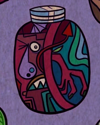 Demon in jar