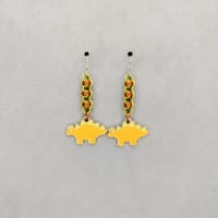 Image 1 of Baby Stegosaurus Earrings