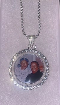 Image 2 of Personalized Picture Necklace