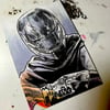 Topps the stranger (Qimir) sketch card 
