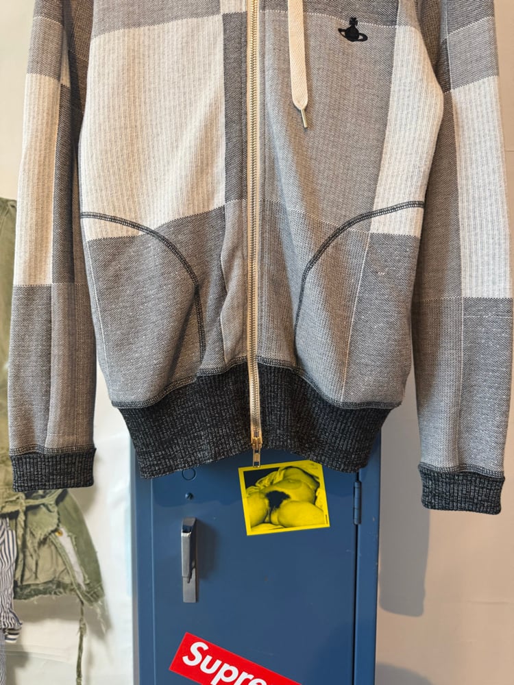 Image of Vivienne Westwood Patchwork Embroidered Zip Up
