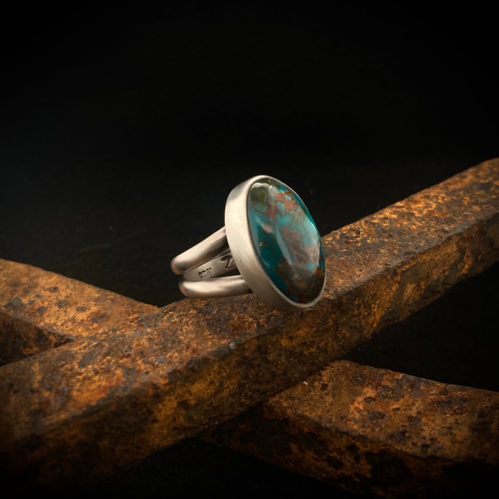 Pilot Mountain Turquoise Ring