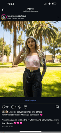 Image 1 of Baby Pink Placaso Tube Top 